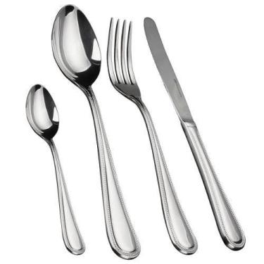 Imagem de Faqueiro 24 Peças Pearl Aço Inox Prata Fracalanza - Saldão