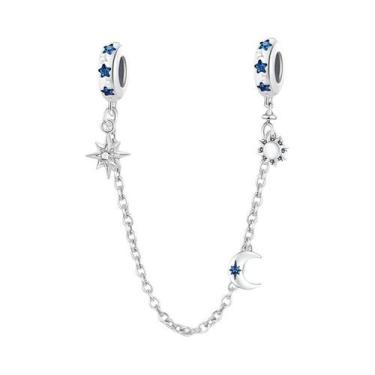 Imagem de Pingentes De Prata Esterlina 925 Femininos Com Cruz Bíblica, Sol, Lua 