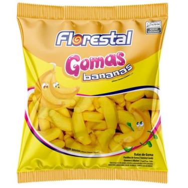 Imagem de Bala De Goma Florestal Bananas 500G
