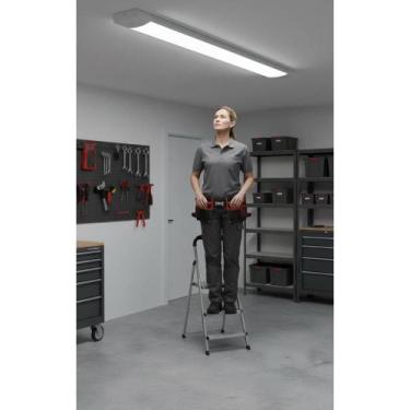 Imagem de Luminária LED Slim 60cm 20W Branca Frio Bivolt (4un) - Congratulations