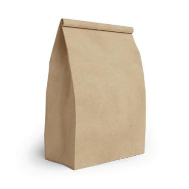 Imagem de Saco Kraft Zagarollo para Delivery 31x12,5x39cm com 10 Unidades, UNICA