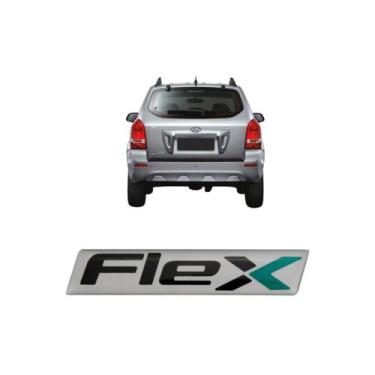 Imagem de Emblema Letreiro (FLEX) Resinado Letras Pretas Tucson 2011 a 2014 - MA