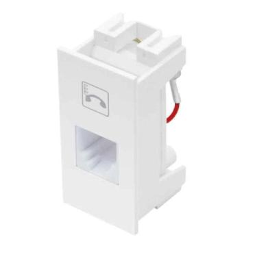 Imagem de Tomada Módulo Telefone RJ11 4 Vias Fame Evidence - Ref. 0501