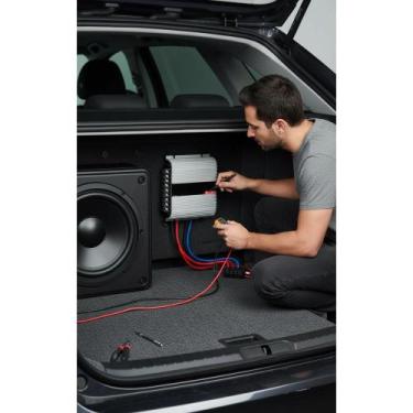 Imagem de Amplificador 3 Canais 390W RMS 2 Ohms: Som Potente p/ Carro - Congratu
