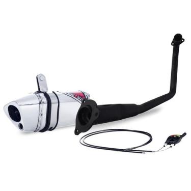 Imagem de Escape / Ponteira Coyote TRS 2 Way + Mais JUNIOR 20cm em Alumínio - AD