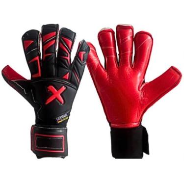 Imagem de Luva De Goleiro Difai Fusion MG Profissional, Vermelho, Preto, 9