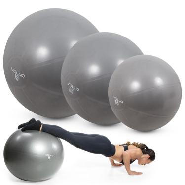 Imagem de Kit 3 Bolas de Pilates Yoga Vollo 75cm + 65cm + 55cm-Unissex
