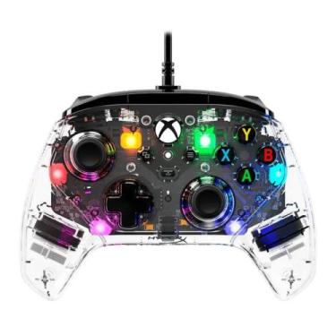 Imagem de Controle joystick gamer hyperx clutch gladiate rgb transparente 7d6h2a