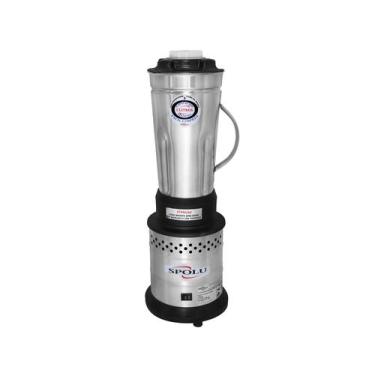 Imagem de Liquidificador Industrial 2 Litros Spolu - SPL-023ECO 800W, Inox e Pre