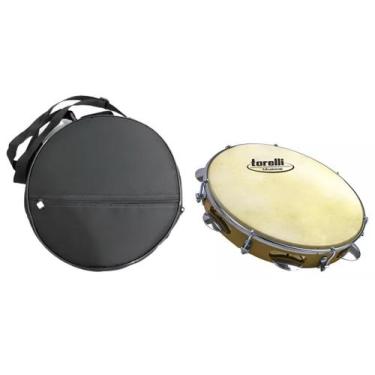 Imagem de Pandeiro 10 Injetado P. Animal Torelli TP 300NT E Bag Luxo