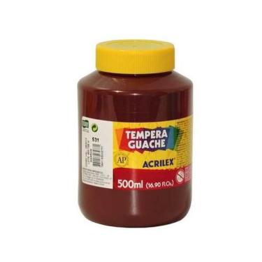 Imagem de Tinta Têmpera Guache Acrilex 500ml  Cores Vivas e Alta Cobertura -, Ma