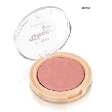 Imagem de Blush Compacto Alta Pigmentação Facial Choco Fun Fenzza LANÇAMENTO, SU