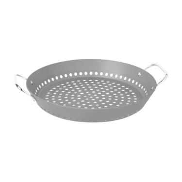 Imagem de Grelha Tramontina Churrasco para Assar em Alumínio Anodizado Revestimento Durável Grafite 30CM