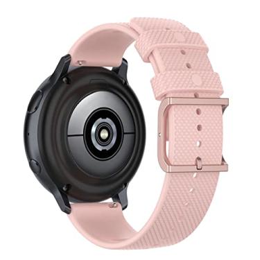 Imagem de Pulseira Moderna V2 20mm Fivela Rose compatível com Samsung Galaxy Watch 3 41mm - Galaxy Watch Active - Galaxy Watch 42mm - Marca LTIMPORTS (Rosa)