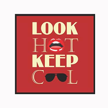 Imagem de Placa Decorativa Look Hot Kapos Multicolorido 25X25cm