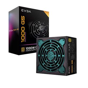 Imagem de EVGA SuperNOVA 1000 G5, 80 Plus Gold 1000 W, totalmente modular, modo ECO com ventilador Fdb, 10 anos de garantia, tamanho compacto de 150 mm, fonte de alimentação 220-G5-1000-X1