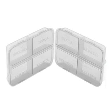 Imagem de Porta Remédio Plástico Dia E Noite 