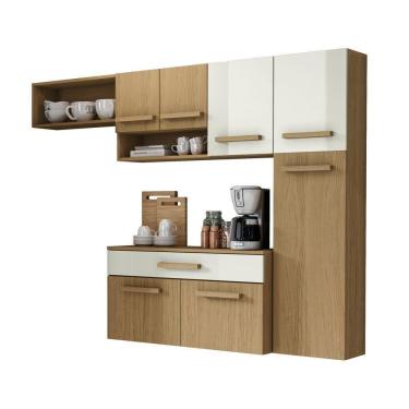 Imagem de Cozinha Compacta Rubi Suspensa 4 Peças Atacama e Off White