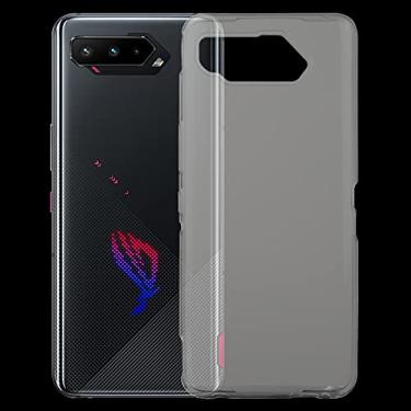 Imagem de YUNCHAO Caixa de telefone Para ASUS ROG Telefone 5 0,75mm Ultra-fino transparente TPU Soft Protective Case capa para celular