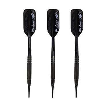 Imagem de Black Widow — Dardos de tungstênio de ponta macia com barril liso 18 gramas