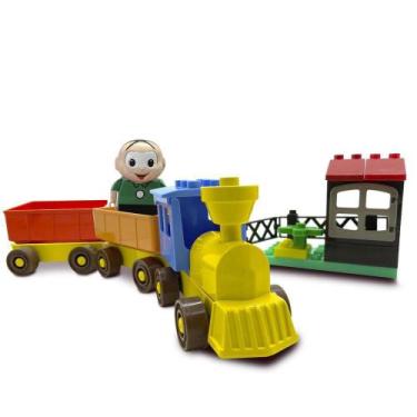 Imagem de Brinquedo Infantil Trenzinho Com Blocos Turma Da Monica Monte Libano