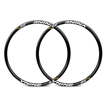 Imagem de Kit 2 Aros Rodas 29/36 Furos Freio a Disco Valvula Schrader Grossa Vnine Vzan