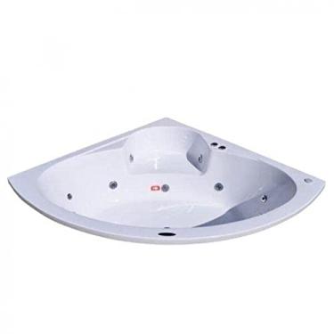 Imagem de Banheira Hidromassagem Astra Copacabana Super Luxo 143cmx189cmx43cm - 04 Jatos Acrílico P1 Sem Aquecedor 220v