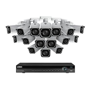 Imagem de 4K Sistema NVR IP Ultra HD com 16 Outdoor 4K 8MP câmeras IP, 130 pés Night Vision