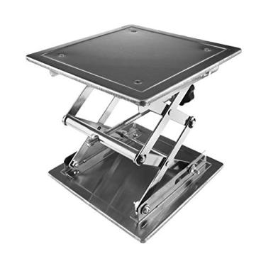 Imagem de 200 peças de aço inoxidável 200 mm suporte de mesa de laboratório de levantamento de tesouras Jiffy Jack Laboratório