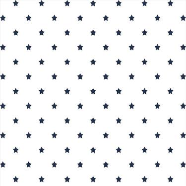 Imagem de Kit 10 Rolos Papel De Parede Adesivo Poá Estrela Azul 3,0M