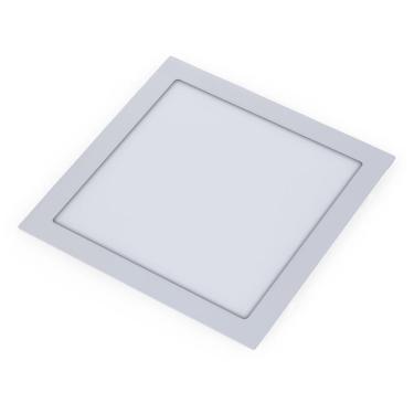 Imagem de Painel Plafon de Embutir Quadrado Branco 16cm Led 12W 4000K Bivolt