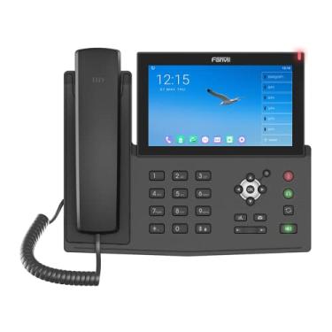 Imagem de Fanvil Telefone VoIP Android X7A, tela sensível ao toque colorida de 7 polegadas, 20 linhas SIP, Wi-Fi 802.11ac, Gigabit Ethernet de porta dupla, adaptador de energia não incluído