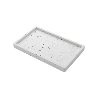 Imagem de Bandeja Retangular Lyor Terrazzo 27 x 17 x 2 cm