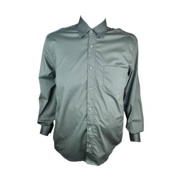 Imagem de Camisa Social Masculina Verde 100% Algodão Elegante Casual