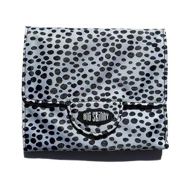 Imagem de Big Skinny Carteira feminina Trixie com dobra dupla, comporta até 30 cartões, Ponto de tinta, Compacto