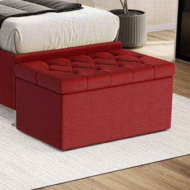 Imagem de Calçadeira Sagitarius Estofada 90 para Cama Box de Solteiro A-020 Cour