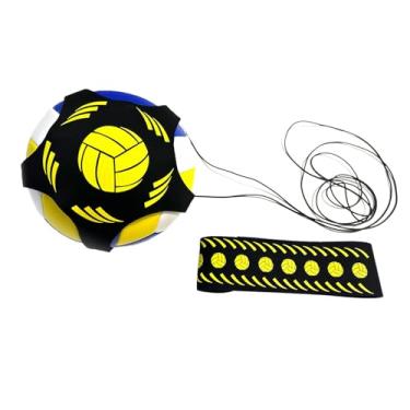 Imagem de Equipamento de prática de cravação de voleibol,Máquina de cravação de voleibol | Treinador de prática de voleibol solo | Kit de treinamento de rebote de vôlei, treinador de prática solo para cravação