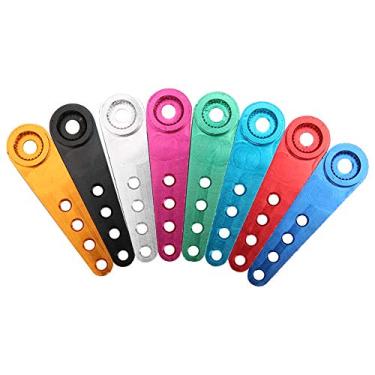 Imagem de Conjunto de Braços Servo 25T RC, Braços Servo RC de Liga de Alumínio de 8 Cores Compatíveis Com Futaba/JR