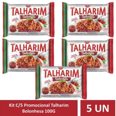 Imagem de Kit C/5 Promocional Talharim Bolonhesa - Nissin 