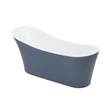 Imagem de Banheira Freestanding Imersao Azurita Pingoo.casa - Cinza