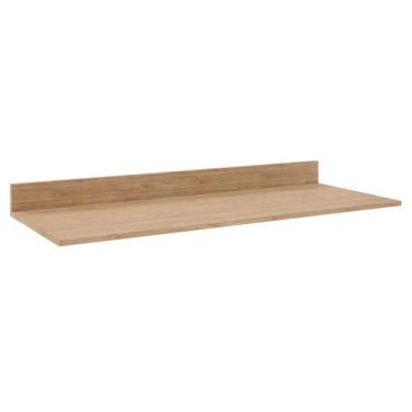 Imagem de Tampo para Balcão de Cozinha 160cm MDP Castanho - Lumil - Lumil Móveis