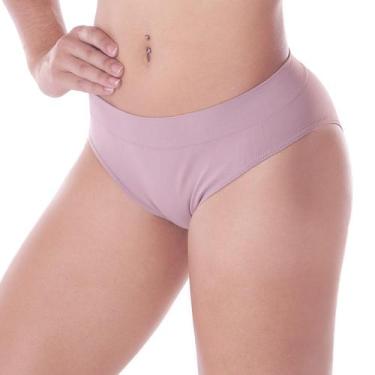 Imagem de Calcinha Microfibra Cós Largo Moda Intima Lingerie Tanga Feminina Loba