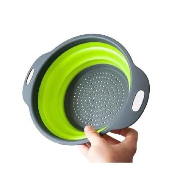 Imagem de Escorredor Silicone Alimentos Retrátil Dobrável Escorredor - Yeet, Ver