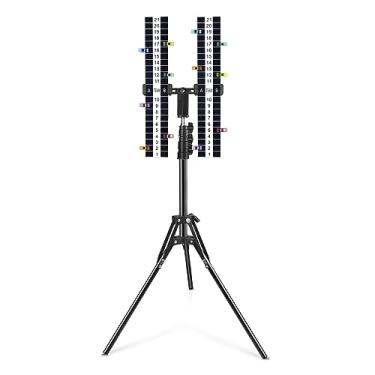 Imagem de Betinyar Cornhole Score Board, Vertical PVC Cornhole Score Keeper with Floor Stand, Cornhole Scoreboard with Clips, Corn Holes Outdoor Game