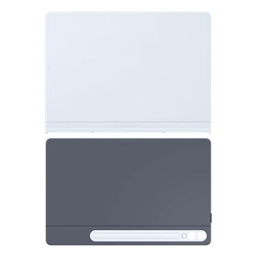 Imagem de SAMSUNG Galaxy S10+ | Tab S9+ | Capa para Smart Book S9FE+, capa de proteção para tablet, modos retrato e paisagem, plataforma destacável, ligar/desligar a tela automática, versão dos EUA, azul
