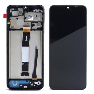 Imagem de Ygpmoiki Para Xiaomi Redmi 12C/Redmi 11A/Poco C55 Display LCD Touch Screen Digitalizador Substituição Preto (com Moldura)