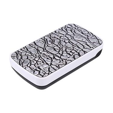 Imagem de Lupa de joias, lupa óptica 30x/60x/90x com luz LED, material ABS e PU, lupa para joias, selos, avaliação (Prata)