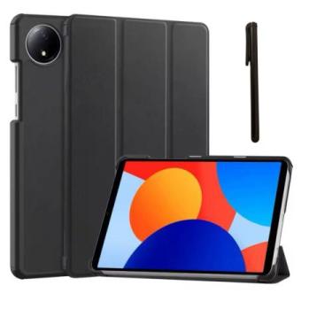 Imagem de Capa Case Smart + Caneta Para Tablet Redmi Pad SE 8.7 - Fam, Preto