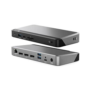 Imagem de ALOGIC MX3 (11 em 1) USB-C Triple Display 4K @ 60Hz DisplayPort Alt. Mode Docking Station – com entrega de energia de 100W