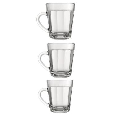 Imagem de Xicara De Cafe Sem Pires Americano 90ml Com 3 Unidades  NADIR - NADIR 